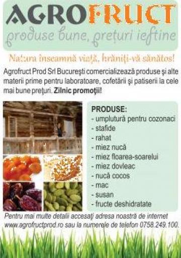 Fructe confiate/ deshidratate, seminte Agrofruct Prod