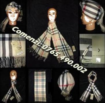 Fular lana unisex bej Burberry London