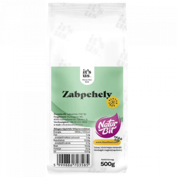 Fulgi de ovaz fara gluten Naturbit 500g