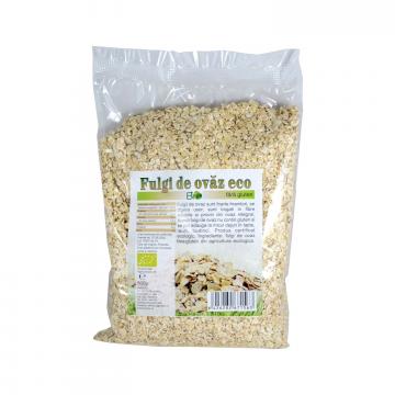 Fulgi de ovaz, fara gluten, bio eco 500g