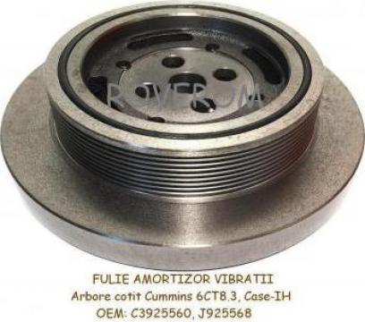 Fulie (amortizor vibratii) arbore cotit Cummins 6CT8.3