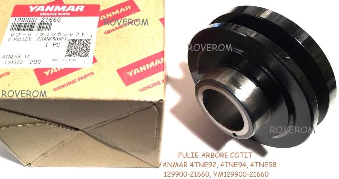 Fulie arbore cotit Yanmar 4TNE92, 4TNE94, 4TNE98