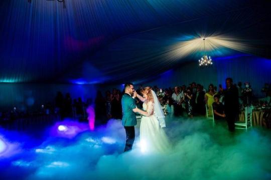 Fum greu, videobooth 360, artificii, dansul mirilor, oglinda