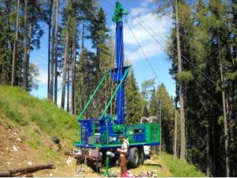 Funicular forestier mobila cu pilon