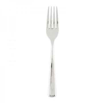 Furculite argintii, plastic metalizat, reutilizabile (50buc)