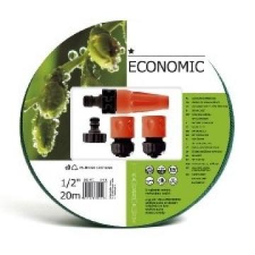 Furtun apa 1/2" / 20m cu stropitor-conector-cuple