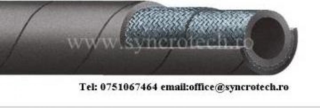 Furtun de aburi cu insertie metalica