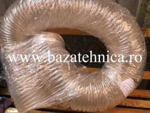 Furtun de exhaustare transparent spiralat 200 mm