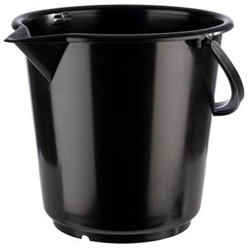 Galeata din polietilena neagra, capacitate 10 litri
