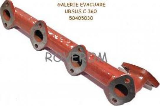 Galerie evacuare motor tractor Ursus C-360, Zetor 4511-6748