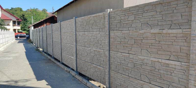 Gard beton piatra de munte