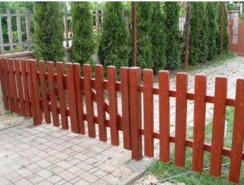 Gard de lemn brad