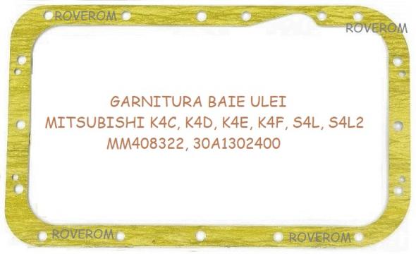 Garnitura baie ulei Mitsubishi K4C, K4D, K4E, K4F, S4L, S4L2