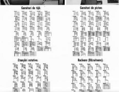 Garnituri cauciuc ptr. cilindri, subansamble hidraulice