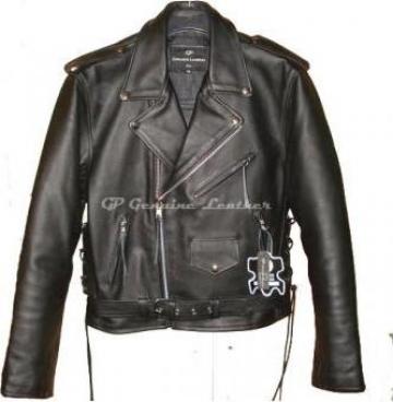 Geaca piele motociclist MLJM-01