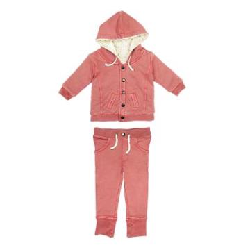 Geaca si pantalon copii din bumbac organic Lovedbaby, Good