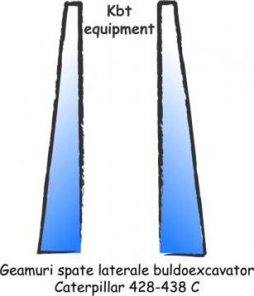 Geamuri spate laterale Caterpillar 428 - 438