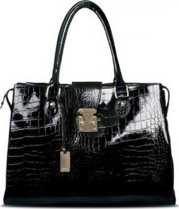 Geanta dama Black Croc