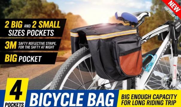 Geanta dubla impermeabiala pentru bicicleta Bicycle Bag