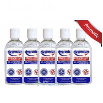 Gel antibacterian si dezinfectant Hygienium 50ml, 5 buc.