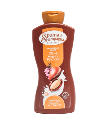 Gel de dus Spuma di Sciampagna Ulei de Argan si Patchouli