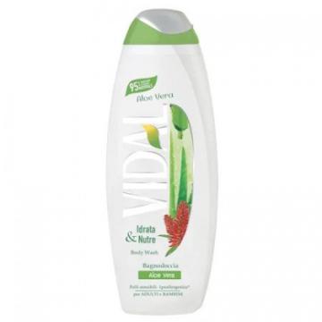 Gel de dus Vidal cu aloe vera, 500 ml