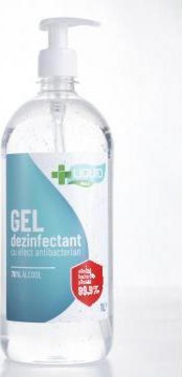 Gel dezinfectant pentru maini 1litru, 70% alcool, Liquid Max