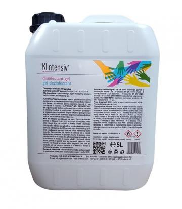 Gel dezinfectant pentru maini Klintensiv - 5 litri