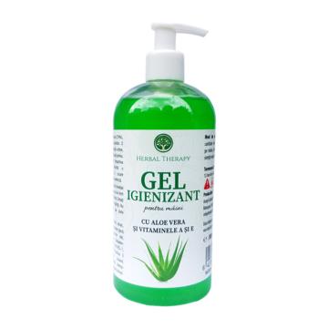 Gel igienizant maini cu aloe vera si vitaminele A si E 70%