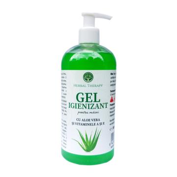 Gel igienizant maini cu aloe vera si vitaminele A si E 70%