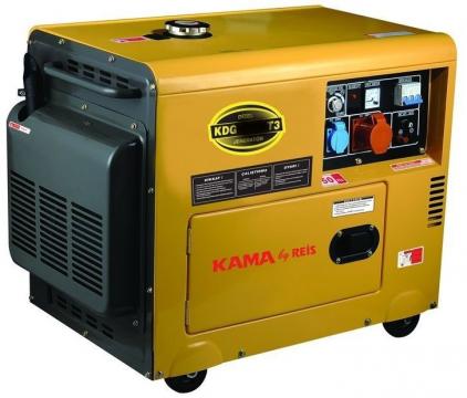 Generator diesel Kama in carcasa insonorizata KDK 10000 SC