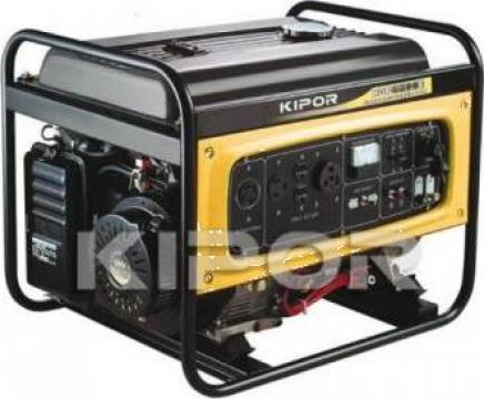 Generator electric benzina Kipor 5,5 Kva cu automatizare