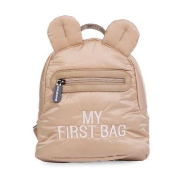 Ghiozdan My First Bag Puffered Beige Childhome