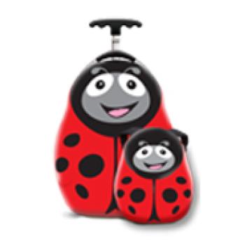 Ghiozdan si valiza copii Polka the Ladybird Cuties & Pals