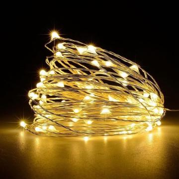 Ghirlanda luminoasa decorativa din cupru 10m cu 100 leduri