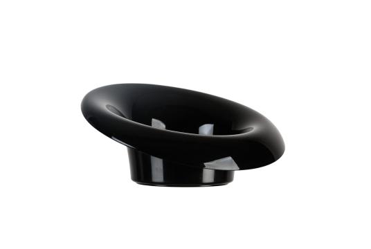 Ghiveci Ikebana Mori plastic, 9x8,4cm, negru