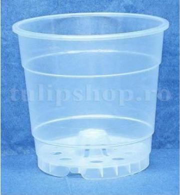 Ghiveci transparent pentru orhidee 1,4l
