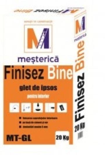 Glet pe baza de ciment alb Mesterica Finisez Bine 20kg