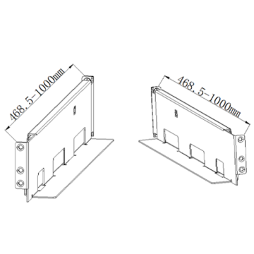 Glisiera pentru rack UPS R - Hikvision Glisiera-UP