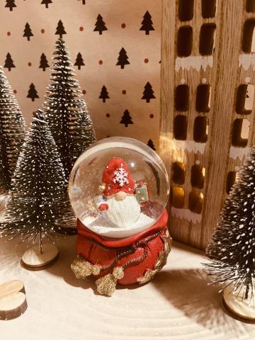 Glob decor mosulet Craciun 9.5cm
