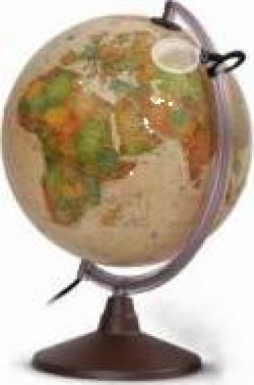 Glob geografic pamantesc iluminat D= 250 mm - Lumea politica