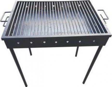 Gratar 50*30 din tabla de 1,5mm si grill de 6 mm