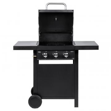 Gratar cu gaz Teesa BBQ 3000, 3 arzatoare, 9 Kw