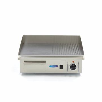 Gratar electric, 1/2 neted, 1/2 striat, 3000W, 230V