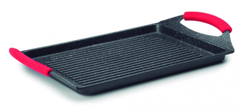 Gratar grill striat aragaz manere detasabile 34x26 cm