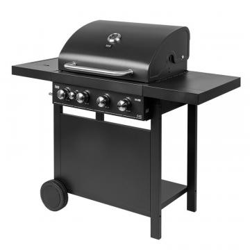 Gratar portabil cu gaz Teesa BBQ5000, 5 arzatoare, 12 Kw