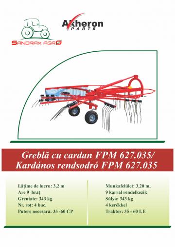 Grebla cu cardan FPM 627.035