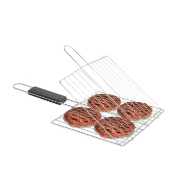 Grill gratar hamburger - cu invelis cromat