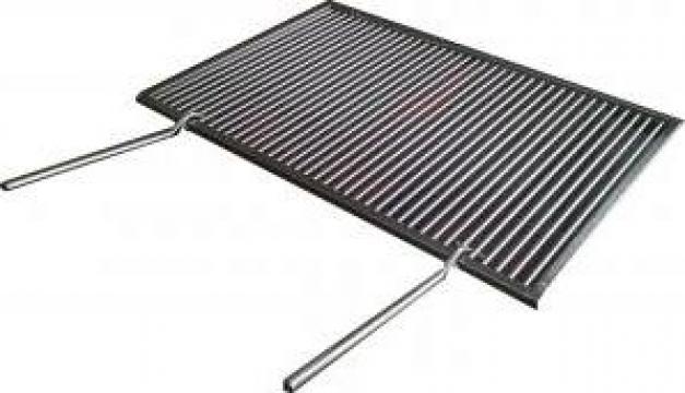 Grill inox cu bare pentru autocuratare