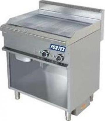 Grill pe suport deschis electric dublu striat 250062